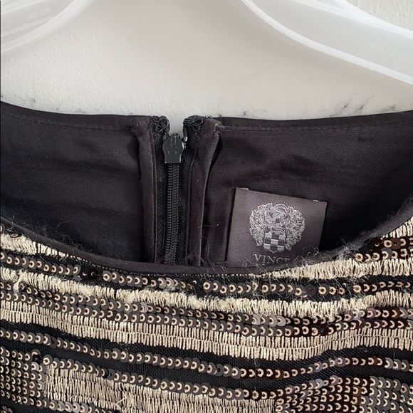 Vince Camuto Beaded Cocktail Dress size 6 - Picture 9 of 14